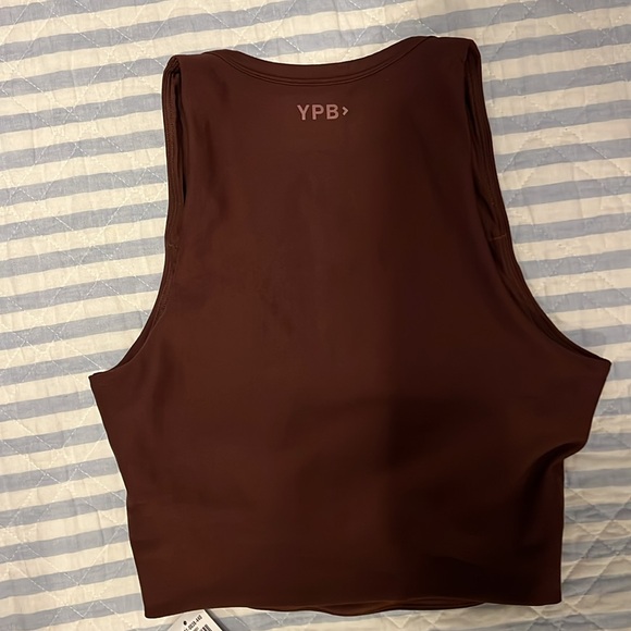 Abercrombie & Fitch YPB SculptLUX Leggings S Short and Henley Top in Cocoa S - Picture 4 of 6